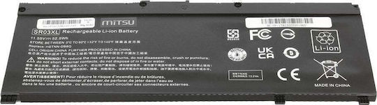 Mitsu Съвместима Батерия за HP Omen / Павилион HP Gaming 15, HP Gaming 17, HP Omen 15-DC с 4545mAh