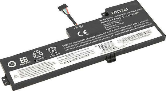 Mitsu Kompatible Batterie für Lenovo ThinkPad Lenovo ThinkPad T480, A475 mit 2000mAh