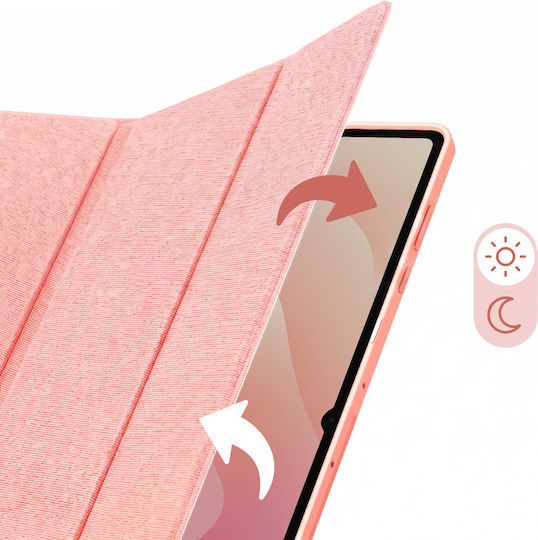 Dux Ducis Case Samsung Galaxy Tab S12 Plus Domo Tri-fold Shockproof Pink