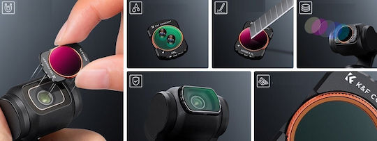 K&F Concept Filter Lichtverschmutzung für Kameraobjektive