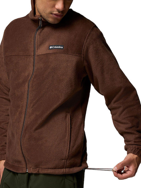 Steens Mountain Full Men's Fleece Jacket Brown