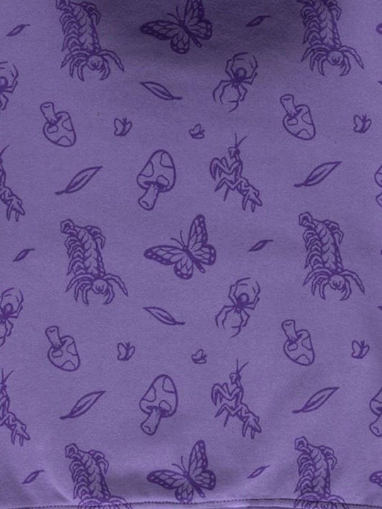 Детски Суичър с Качулка и Джобове Mauve
