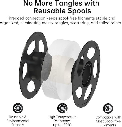 Anycubic TPU 3D Printer Filament Μαύρο 1kg