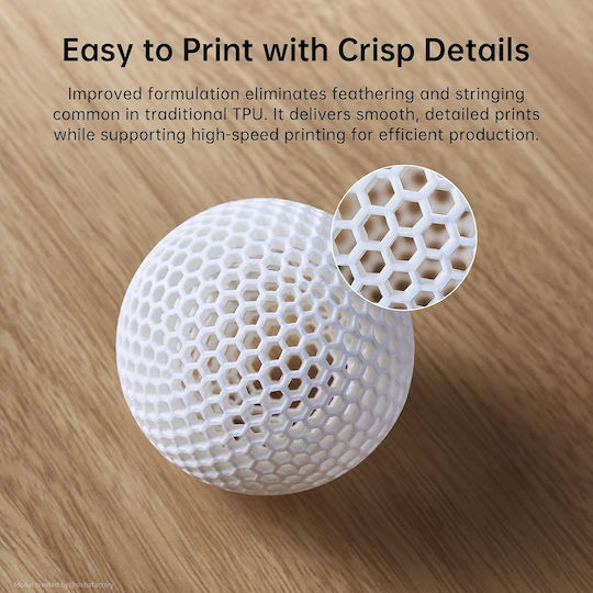 Anycubic TPU 3D Printer Filament Μαύρο 1kg
