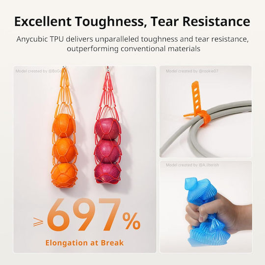 Anycubic TPU 3D Printer Filament White 1kg