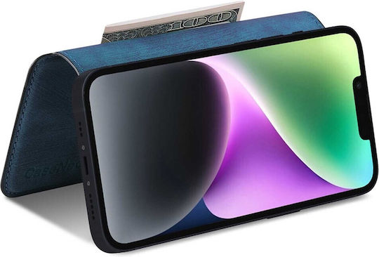 Caseneo Mw-03s Magnetic Detachable Wallet Case Smartphones 6.7 Inches Blue Universal Book Cover