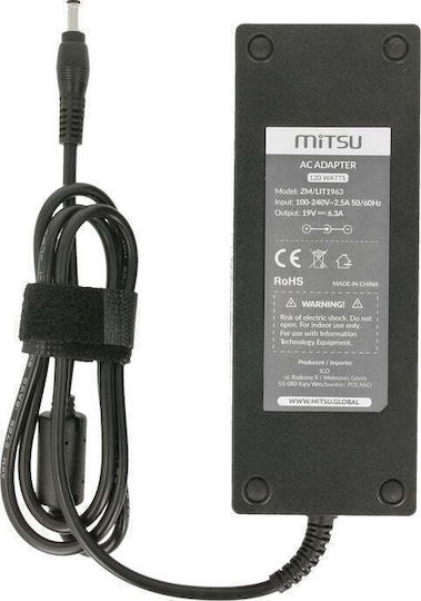 Mitsu Φορτιστής Laptop 120W 19V 6.3A για Asus
