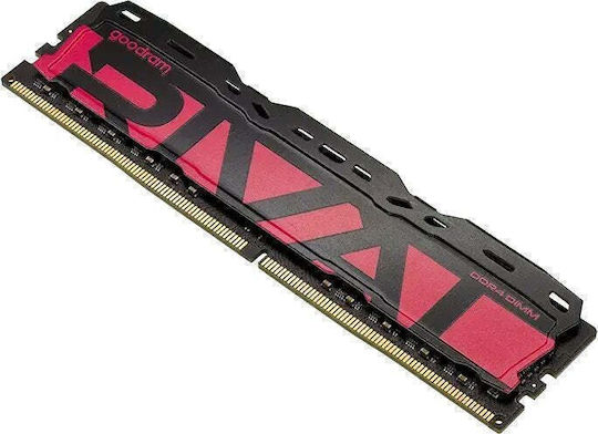 GoodRAM RIVAL Radiant Red DDR4 16GB RAM με 2x8GB Modules και Ταχύτητα 3200 για Desktop