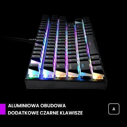 Preyon Blitz Claw Gaming Μηχανικό Πληκτρολόγιο Tenkeyless με Gateron Brown διακόπτες και RGB φωτισμό (Αγγλικό US)