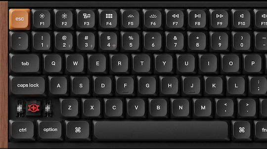 Keychron K3 Max SE K3M-F1 Безжична Гейминг Механична Клавиатура 75% с Keychron Milk POM Red суичове и RGB осветление (Международен английски) Сива