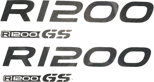 BMW R1200GS 2004-2012 Carbon Logo Stickers Set 16pd59