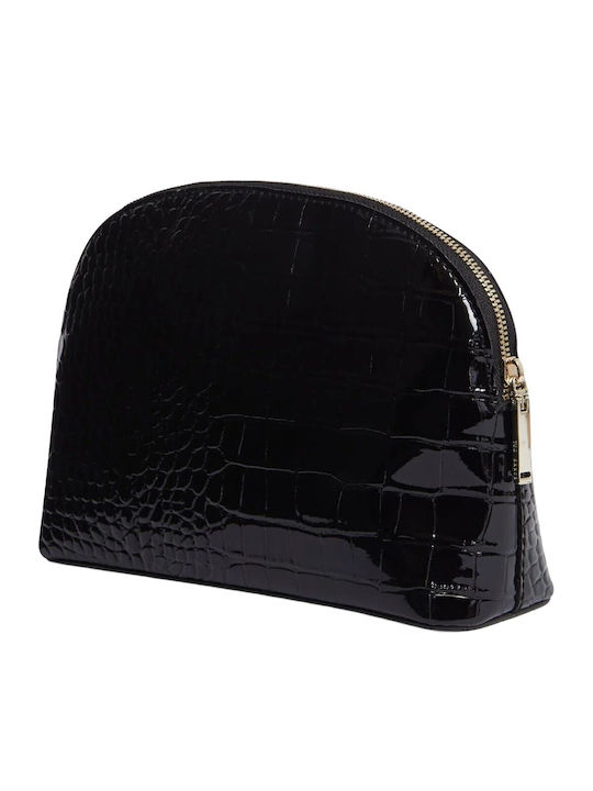 Ted Baker Valmma Efect Croc Mic Geantă de Toaletă Neagră 282824 Negru