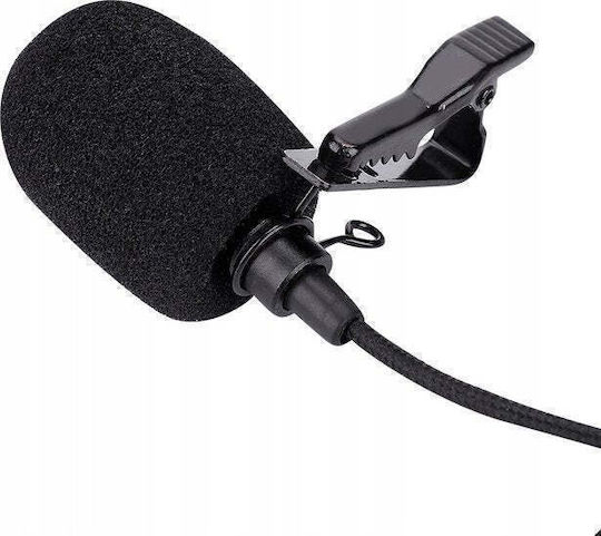 SJCAM External Microphone B Микрофон Изскачащо меню за Мобилен в Черен Цвят