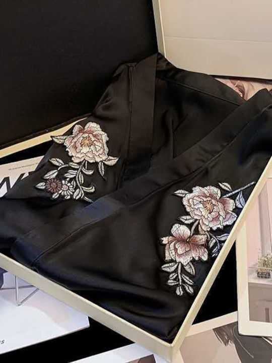 Intimonna Sommer Damen-Robe Schwarz