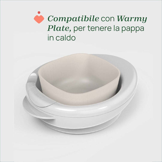 Carriwell Children's Food Bowl Made of Gray Silicone