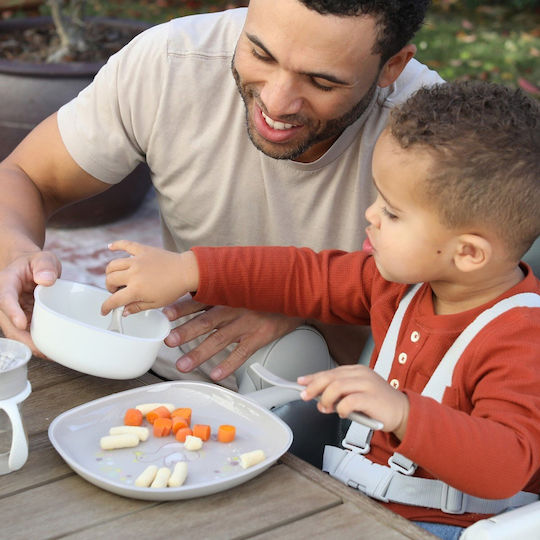 Carriwell Children's Food Bowl Made of Gray Silicone