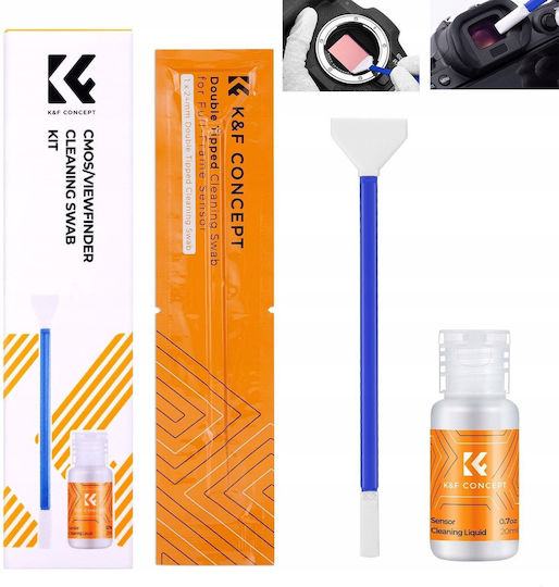 Full Frame Viewfinder Sensor Cleaning Kit Kf 24mm K&F Fluid 5x Spatulas Kf08.081