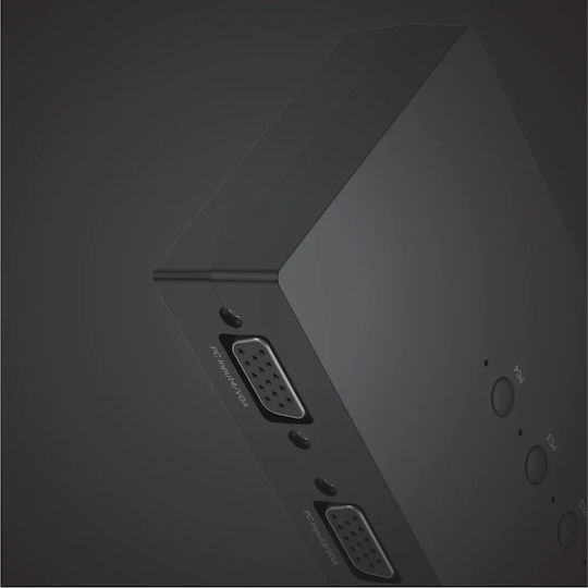 Unitek U-8710ABK KVM & Data Switch με VGA
