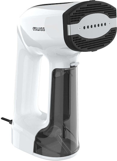 4Swiss VS026 Bekleidungsdampfer Hand 1300W mit Wassertankkapazität 160ml Schwarz