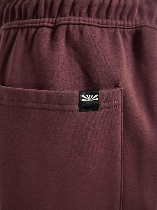 Herren-Sweatpants mit Gummizug Lila