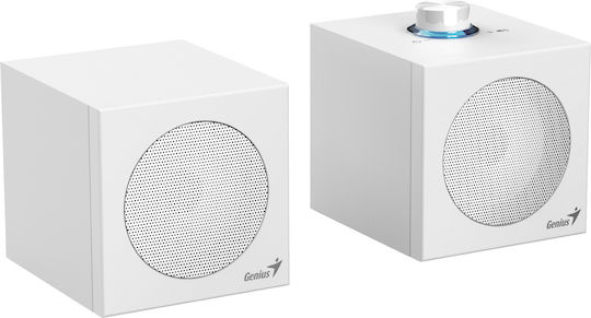 Genius SP-HF300U Computerlautsprecher 2.0 mit Leistung 4W Weiße