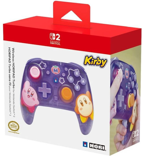 Hori Horipad Turbo Безжичен за Switch 2 Kirby and Waddle Dee