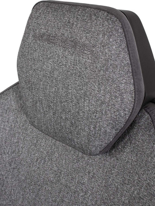 Quersus ICOS.1.1 Геймърски стол с регулируеми подлакътници Iron Grey