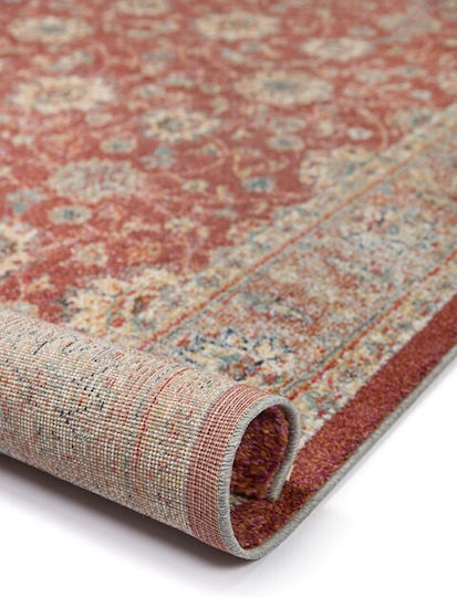 Viokarpet Naif Wohnzimmer Teppich Rot 80x220cm