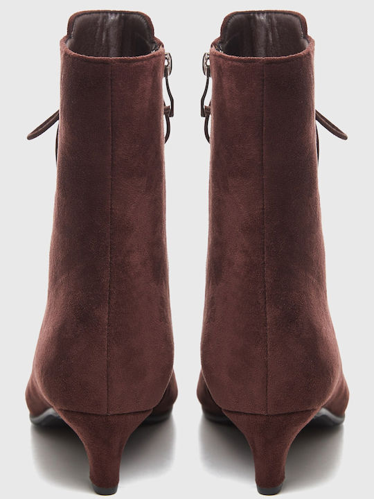 Damen Stiefeletten Braun