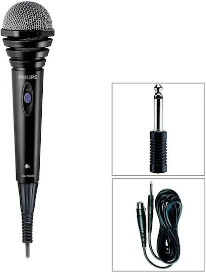 Philips Philips Karaoke-Mikrofon Kabelgebunden SBCMD110 SBCMD110/00 Schwarz