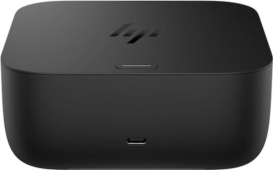 HP G6 USB-C Docking Station με HDMI/DisplayPort 4K PD Ethernet και σύνδεση 2 Οθονών Μαύρο