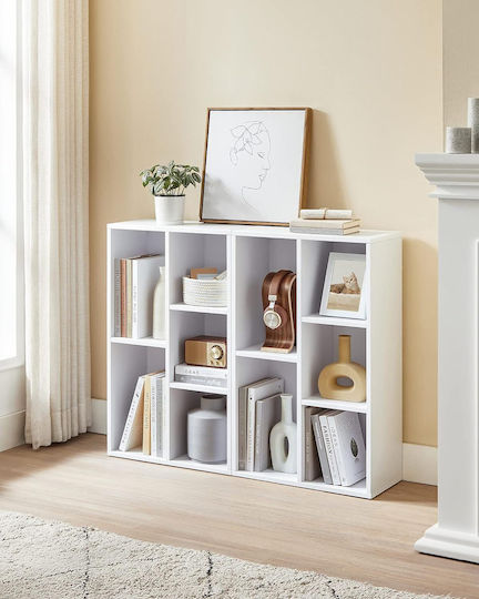 Bibliotecă Albă 50x24x80cm