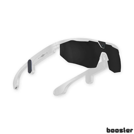 Booster Γυαλιά Ποδηλασίας με Λευκό Σκελετό και Χρωματιστούς Φακούς