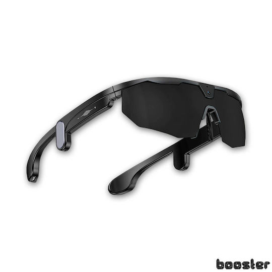 Booster Ochelari de Ciclism cu Ramă Neagră și Lentile Colorate
