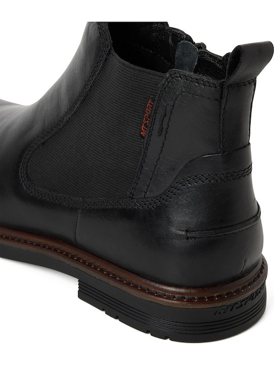 Leder Chelsea-Stiefel Schwarz Herrenstiefel