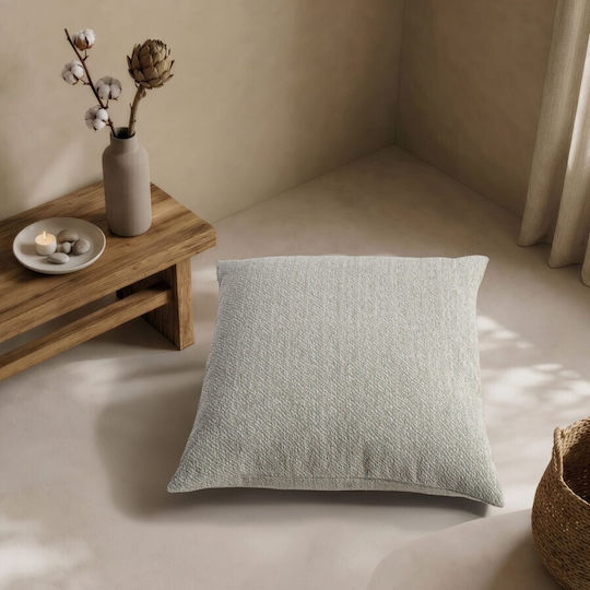 Teoran Floor Pillow Green Taupe 65x65cm