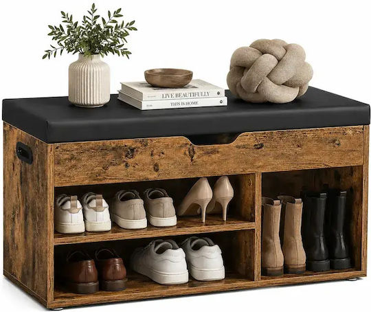 Wooden Shoe Organizer 80x30.3x44cm