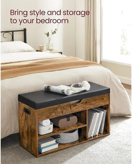 Wooden Shoe Organizer 80x30.3x44cm