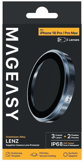 Mageasy Sapphire Camera Lens Glass Aerial iPhone 18 Pro/18 Pro Max