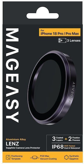 Mageasy Sapphire Camera Lens Glass Nebula iPhone 18 Pro/18 Pro Max