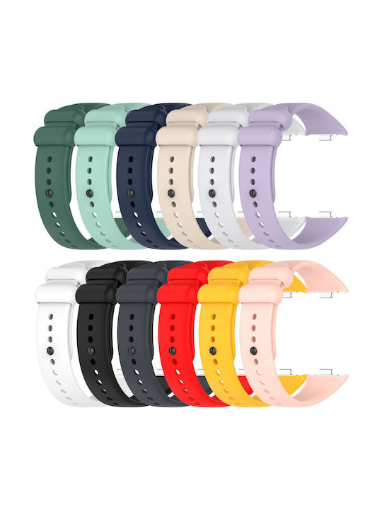 Xiaomi Band 10 Pro/9 Pro Redmi Watch 6 5 4 Xdfind Solid Black Buckle Watch Strap Silicone Midnight Blue