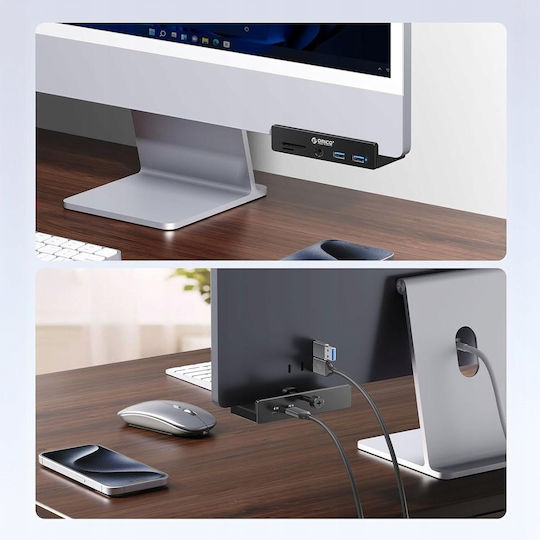 Orico USB-Hub Mit 4 Anschlüssen mit USB-A / USB-C
