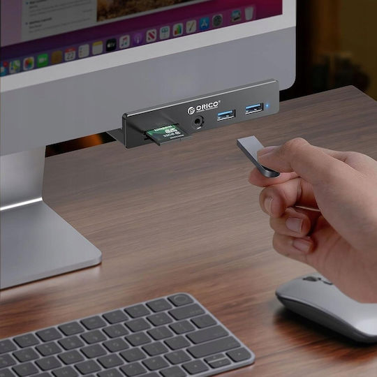 Orico USB-Hub Mit 4 Anschlüssen mit USB-A / USB-C