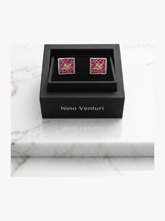 Venturi Μανικετόκουμπα σε Κόκκινο Χρώμα