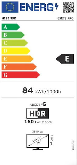 Hisense Fernseher 65" 4K Ultra HD QLED E7S PRO HDR (2026) 65E7S PRO