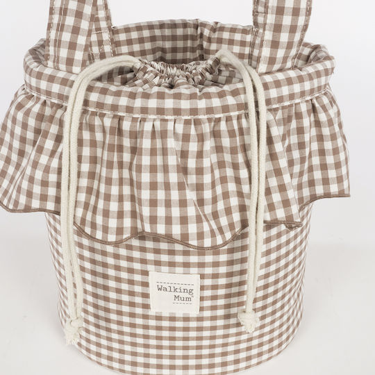 Walking Mum Stroller Organizer Brown Vichy