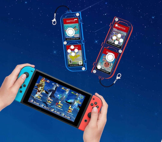 Jys Box Case Case Case Case Case Case Game Card Box Nintendo Switch Oled Transparent Blue-red
