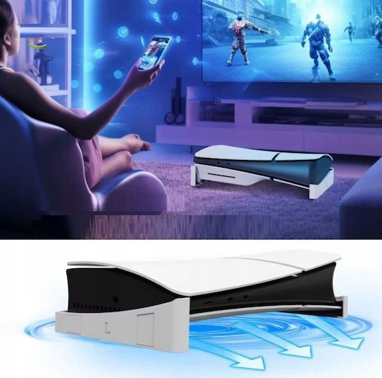 Jys Зарядна станция за PS5 / PS5 Slim - ПС5 Слим Прозрачен