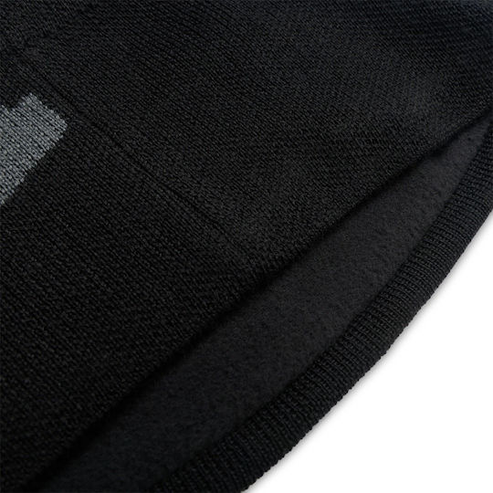 Beanie Căciulă Pentru Bărbați Tricotată Neagră