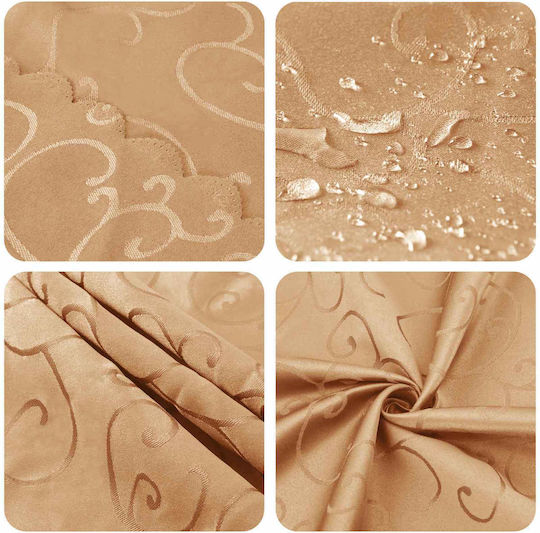 vidaXL Beige Tischtuch 110x140cm